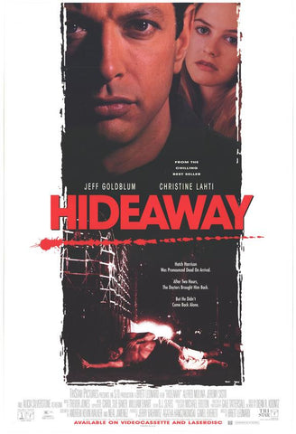 Hideaway Movie Poster 27x40 Used Jeff Goldblum, Iris Quinn, Hiro Kanagawa, Christine Lahti, Tom McBeath, Joely Collins, Kenneth Welsh, Jayme Knox, Suzy Joachim, Roger R Cross, Alicia Silverstone, Jeremy Sisto, Don S Davis, Rae Dawn Chong, Sarah Strange