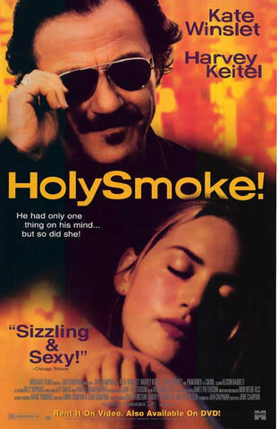 Holy Smoke! Movie Poster 27x40 Used Dhritiman Chatterjee, Les Dayman, Tim Robertson, Robert Lee, Dan Wyllie, Paul Goddard, Julie Hamilton, Jeff Silverman, Sophie Lee, John Samaha, Kerry Walker, Geneviève Lemon, Kate Winslet, Charles Manson, Harvey Keitel