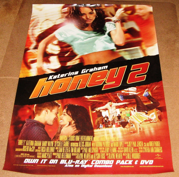 Honey 2 Movie Poster 27x40 Used Brandon Molale, Kat Graham