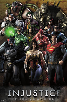 Injustice – Group (Grid) Poster 22x34 RP6265 UPC017681062654 DC