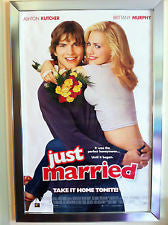 Just Married Movie Poster 27x40 Used Brittany Murphy, Raymond J Barry, David Rasche, Thad Luckinbill, Toshi Toda, Clement von Franckenstein, Summer Moore, Christian Kane, Monet Mazur, George Gaynes