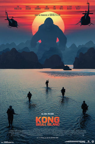 Kong - Beach Movie Poster 22x34 RP15472 UPC882663054725