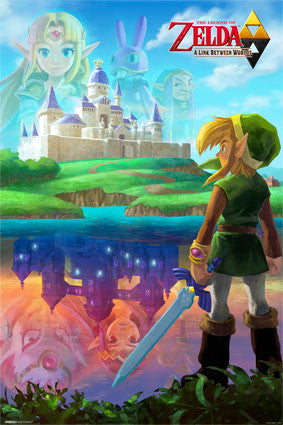 Legend Of Zelda - Two Worlds Game Poster 23.5x35.5 RP10059 UPC882663000593