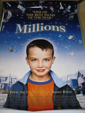 Millions Movie Poster 27x40 Used Leslie Phillips, Nasser Memarzia, Kathryn Pogson, Guy Flanagan, James Nesbitt, Christopher Fulford, Lisa Millett, Tara Moran, Daisy Donovan, Enzo Cilenti, Pearce Quigley, Mark Chatterton, Alun Armstrong, James Quinn