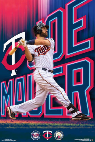 Minnesota Twins - J Mauer 16 Sports Poster 22x34 RP14718 UPC882663047185