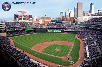 Minnesota Twins – Target Field 10 Poster 22x34 RP4905  UPC017681049051