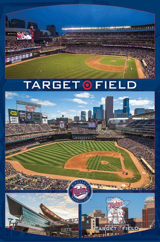 Minnesota Twins - Target Field 16 22x34 Sports Poster RP14688 UPC882663046881