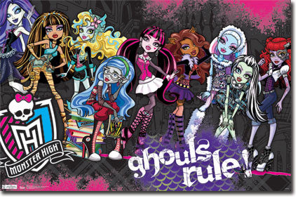 Monster High – Ghouls Rule Poster 22x34 RP5467 UPC017681054673