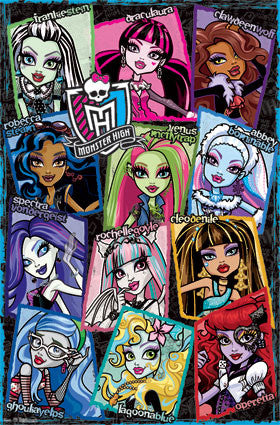 Monster High - Grid Poster 22x34 RP6418