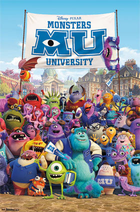 Monsters University – One Sheet Poster 22x34  RP5970 UPC017681059708