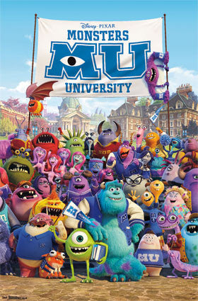 Monsters University – One Sheet Poster 22x34 RP5970 UPC017681059708