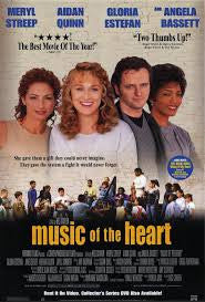 Music of the Heart Movie Poster 27x40 Used Arthur French, Myra Lucretia Taylor, Michael Angarano, Isaac Stern, Jane Leeves, Jade Yorker, Angela Bassett, Gideon Jacobs, Iraida Polanco, Meryl Streep, Betsy Aidem, Kirby Mitchell