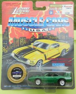 New 1995 Johnny Lightning 1970 Superbird Green