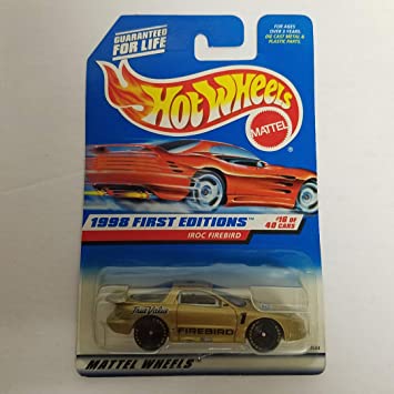 New 1998 Hot Wheels Iroc Firebird First Edition Mason City Poster Company