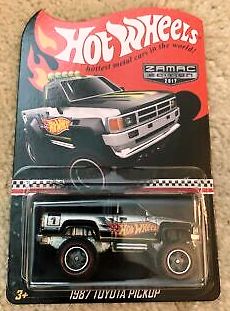New 2017 Hot Wheels 1987 Toyota Pickup Zamac Edition