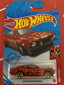 New 2020 Hot Wheels Custom Ford Maverick HW Flames