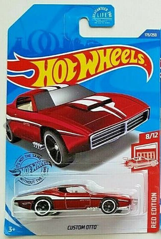 New 2020 Hot Wheels Custom Otto Red Edition Target Exclusive