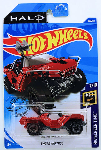 New 2020 Hot Wheels Halo Sword Warthog HW Screen Time