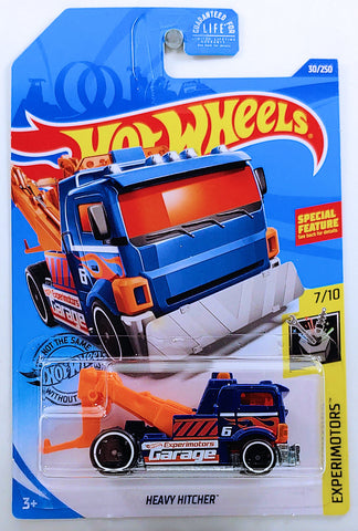 New 2020 Hot Wheels Heavy Hitcher Experimotors Towtruck Blue