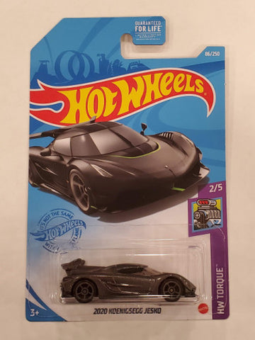 New 2020 Hot Wheels Koenigsegg Jesko HW Torque dark Silver