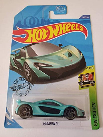 New 2020 Hot Wheels Mclaren P1 HW Exotics Green