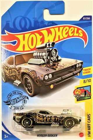 New 2020 Hot Wheels Rodger Dodger HW Art Cars Silver