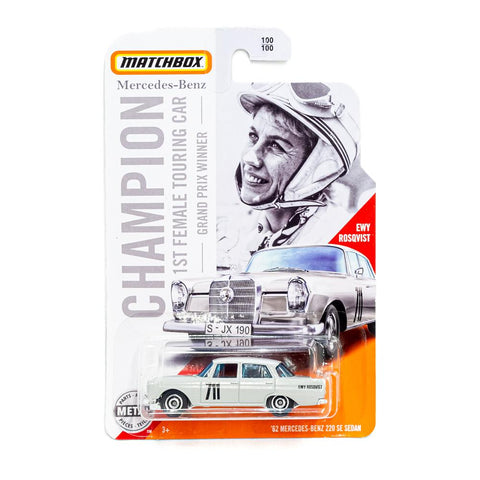 New 2020 Matchbox '62 Mercedes Benz 22E Sedan Champion