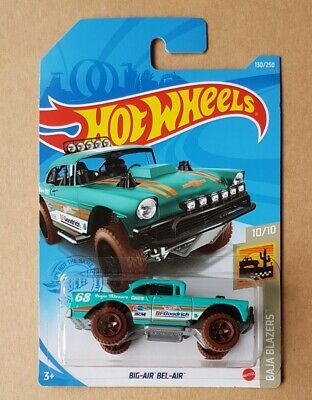 New 2021 Hot Wheels Big-Air Bel-Air Baja Blazers Gasser Green