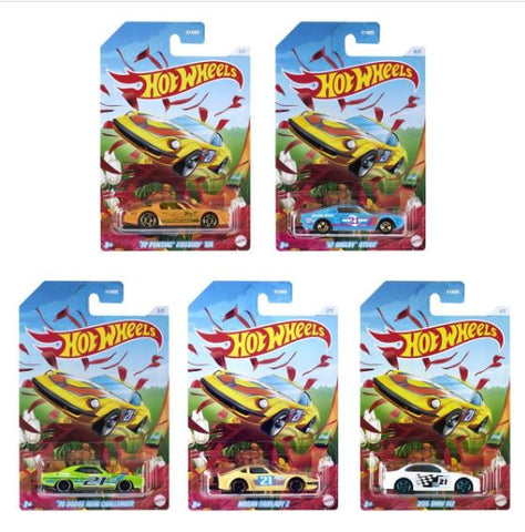 New 2021 Hot Wheels Easter Spring 5 Car Set