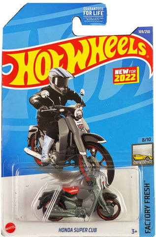 New 2022 Hot Wheels Honda Super Cub Factory Fresh 169/250