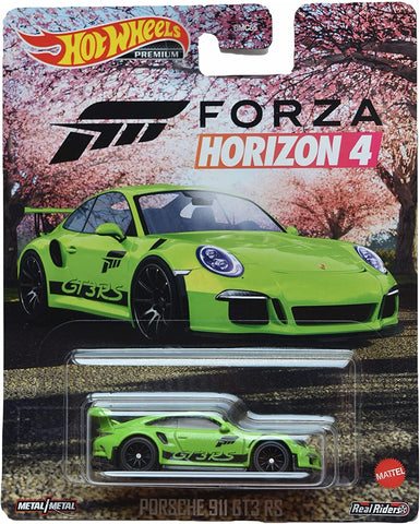 New 2021 Hot Wheels Porsche 911 GT3 RS Forza Horizon 4 Retro Entertainment