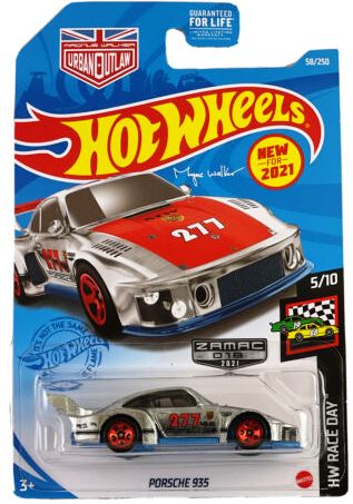 New 2021 Hot Wheels Porsche 935 HW Race Day Zamac Magnus Walker