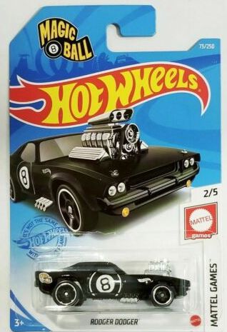 New 2021 Hot Wheels Rodger Dodger Mattel Games Magic 8 Ball 73/250
