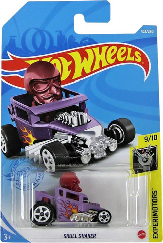 New 2021 Hot Wheels Skull Shaker Experimotors Treasure Hunt Car