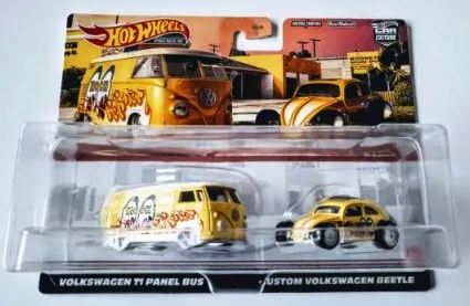 New 2021 Hot Wheels Volkswagen Target Exclusive 2 Pack Premium Car Culture Mooneyes Mattel