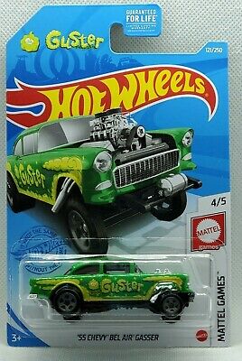 New 2021 Hot Wheels '55 Bel Air Gasser Guster Mattel Games