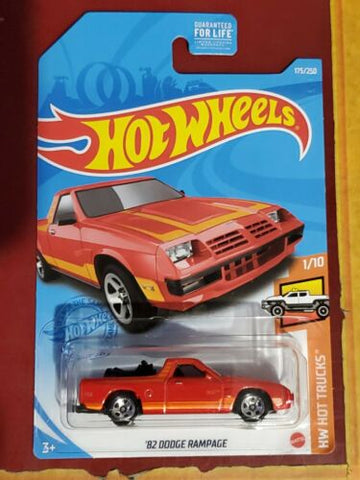 New 2021 Hot Wheels '82 Dodge Rampage HW Hot Trucks Red