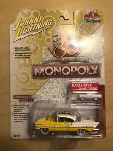 New 2021 Johnny Lightning 1957 Lincoln Premiere White Lightning