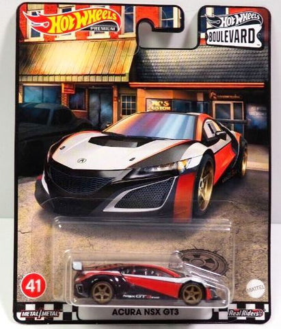 New 2022 Hot Wheels Acura NSX GT3 Boulevard Premium Mattel #41