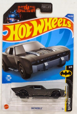 New 2022 Hot Wheels Batmobile Batman The Batman DC 178/250 Black Mattel