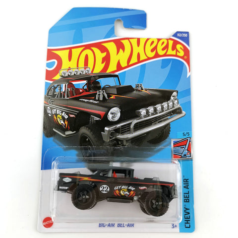 New 2022 Hot Wheels Big-Air Bel-Air Chevy Bel Air Black