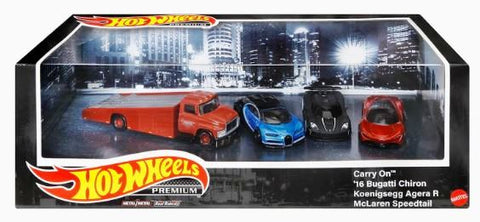 New 2022 Hot Wheels Exotic Hypercars Premium Diorama Display Box Set 4 Pack