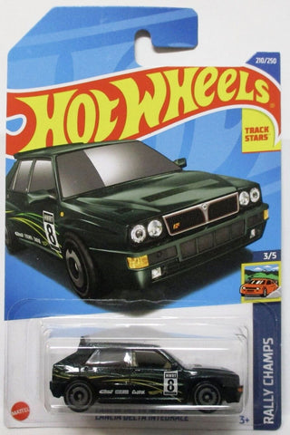 New 2022 Hot Wheels Lancia Delta Integrale Rally Champs 210/250 Green