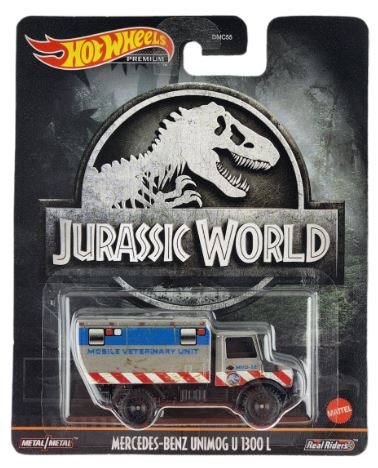 New 2022 Hot Wheels Mercedes-Benz Unimog U 1300 L Jurassic World Retro Entertainment