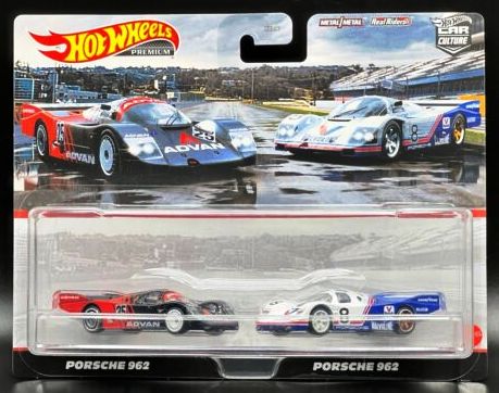 New 2022 Hot Wheels Porsche 962 Car Culture Premium Target Exclusive 2 Car Set