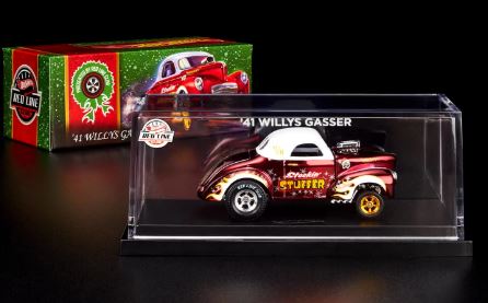 New 2022 Hot Wheels RLC '41 Willys Gasser Holiday Car