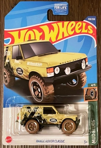 New 2022 Hot Wheels Range Rover Classic Mud Studs 159/250