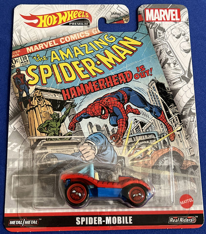 New 2022 Hot Wheels Spider-Mobile The Amazing Spider-Man Marvel