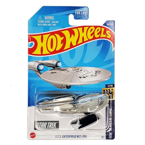 New 2022 Hot Wheels U.S.S. Enterprise NCC-1701 Star Trek HW Screen Time