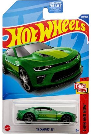 New 2022 Hot Wheels '18 Camaro SS Then And Now 219/250 Green